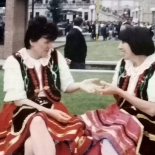 Da sinistra Ida Galvagno con l'amica Silvia Ghirardotti