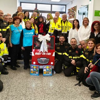 Visita speciale per i piccoli pazienti del Regina Margherita