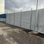 La nuova recinzione lungo la promenade