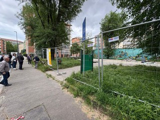 Il giardino di via Ponzio 34, quartiere Pozzo Strada