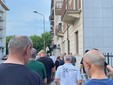 Il blitz del comitato Torino Tricolore
