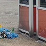 Degrado davanti alla scuola di Arti e Mestieri