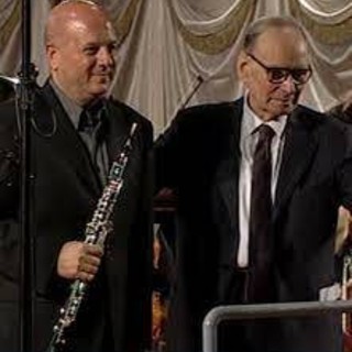 Carlo Romano, oboista di Ennio Morricone, ospite del "Film Music Concert"