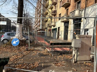 La nuova ciclabile di corso Maroncelli