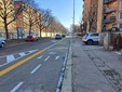 La nuova ciclabile di corso Giambone La nuova ciclabile di corso Giambone