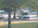 I camper nel piazzale I camper nel piazzale