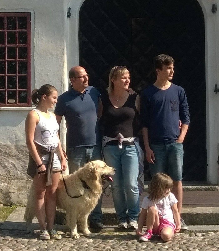 Teddy con la sua famiglia di Cantalupa Teddy con la sua famiglia di Cantalupa