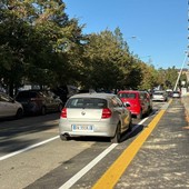 Nuova pista ciclabile in corso Giambone