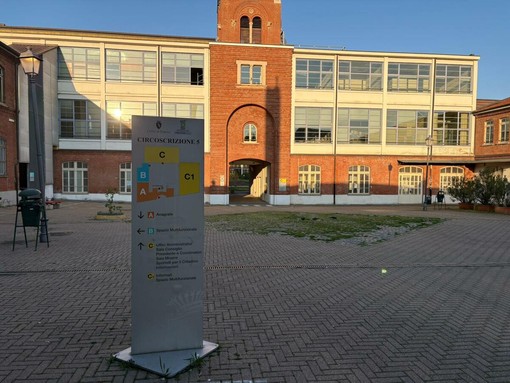 Il cortile del centro civico della 5