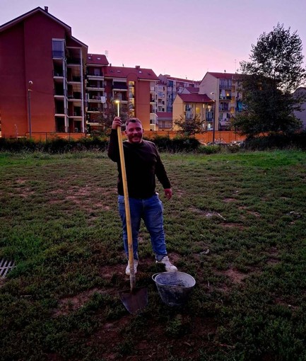 Il consigliere Stefano Bolognesi in azione