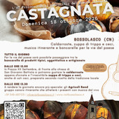 Bossolasco in festa con la tradizionale castagnata Bossolasco in festa con la tradizionale castagnata