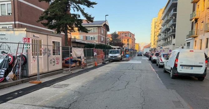 Nuovi cantieri in via Chambery