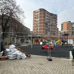 I cantieri in corso al parco Rignon