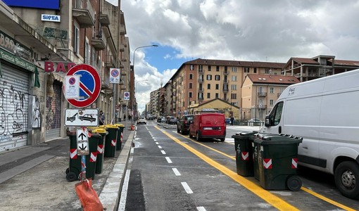 La ciclabile di via Nizza