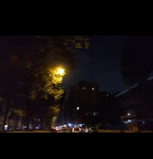 Corso Monte Grappa al buio