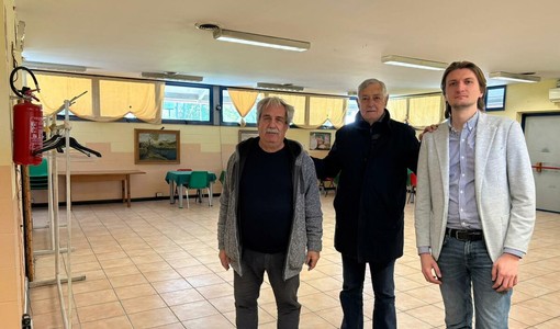 Piero Ventre (da sinistra) con il presidente Pasquale Corallo e Gian Marco Moschella