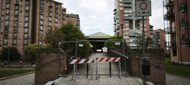 Le passerelle incriminate Le passerelle incriminate