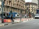 La ciclabile in arrivo sul cavalcavia di corso Bramante