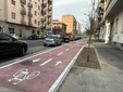 La nuova ciclabile di via Filadelfia