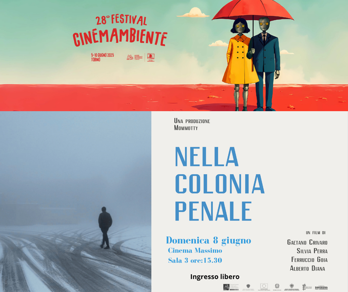 Al Festival CinemAmbiente la proiezione del film &quot;Nella Colonia Penale&quot;