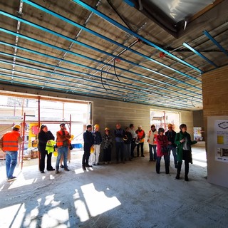 Sopralluogo al cantiere di via Giuria