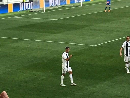 A Frosinone è arrivato il terzo gol in campionato per Cristiano Ronaldo