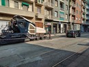 Immagine di archivio di un cantiere per il rinnovo dei binari