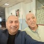 Il coordinatore Cuzzilla con il commissario di piazza Stampalia, Savino Sellitri