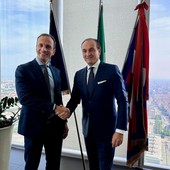 Cirio e Fedriga al Grattacielo Piemonte Cirio e Fedriga al Grattacielo Piemonte