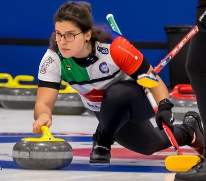 Angela Romei sul ghiaccio