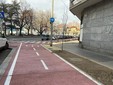 La nuova ciclabile di via Filadelfia