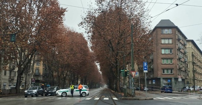 Corso Regina Margherita chiuso