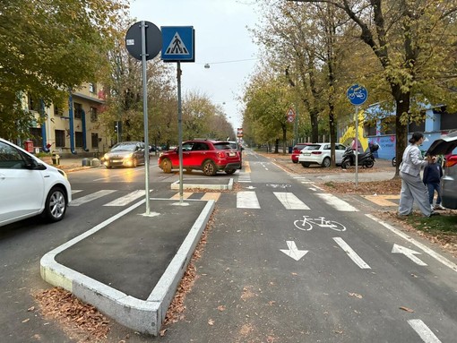 La ciclabile di corso Umbria, oggetto di una petizione