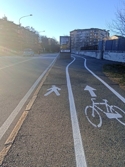 La ciclabile delle polemiche La ciclabile delle polemiche