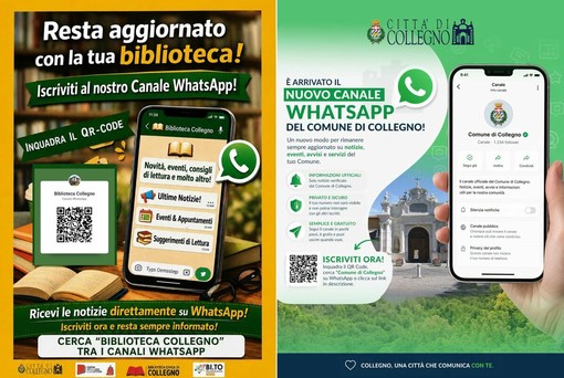 Nuovi canali di comunicazione per l'amministrazione di Collegno