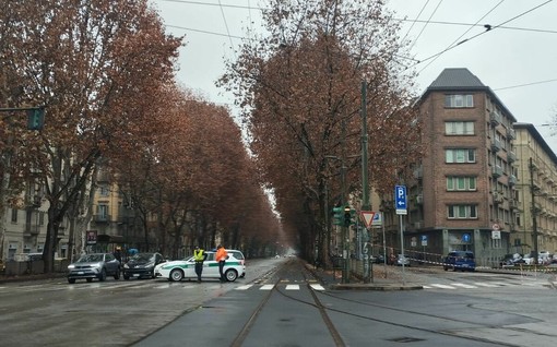 Corso Regina Margherita chiuso