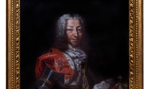Carlo Emanuele III, ritratto dalla pittrice Maria Giovanna Clementi detta "La Clementina" Carlo Emanuele III, ritratto dalla pittrice Maria Giovanna Clementi detta "La Clementina"