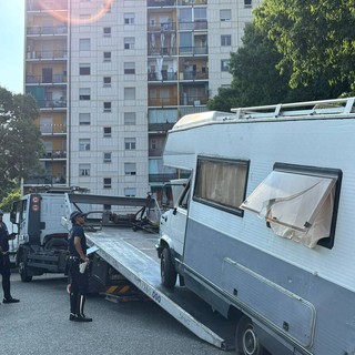 Operazione anti camper a Mirafiori Sud