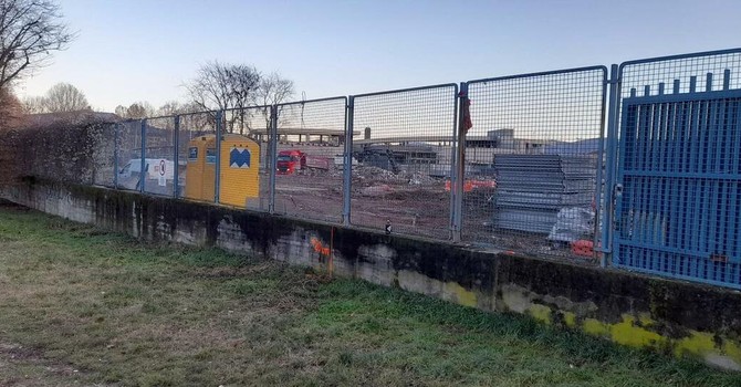 I cantieri in corso nell'ex fabbrica Kerry