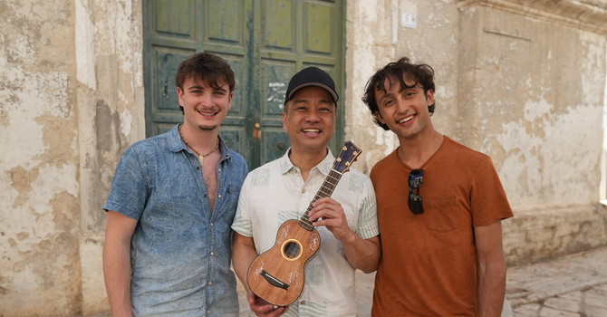 Gabriele e Roberto con Daniel Ho Gabriele e Roberto con Daniel Ho