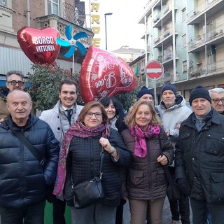A Borgo Vittoria le aiuole si vestono d'amore per San Valentino