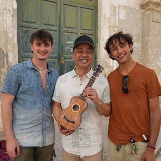 Gabriele e Roberto con Daniel Ho