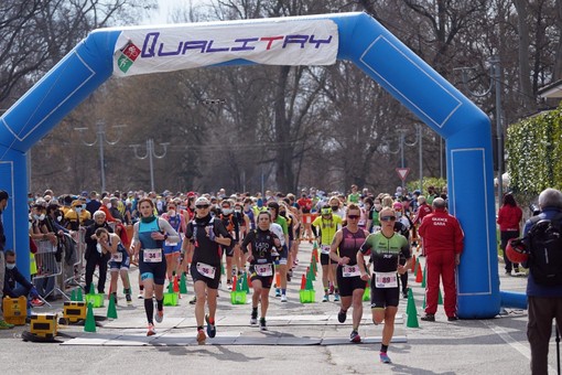Corsa podistica e ciclismo nel &quot;Duathlon sprint - Città di Santena&quot;