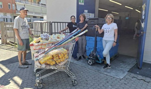 Donazione da parte della Coop di corso Belgio