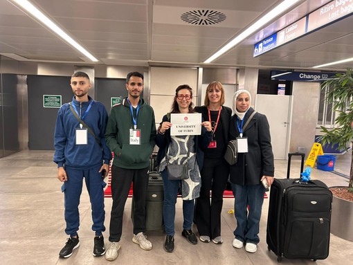 L'Università di Torino accoglie i primi tre studenti palestinesi