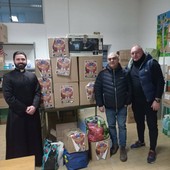 La donazione alla parrocchia Sant’Antonio Abate La donazione alla parrocchia Sant’Antonio Abate