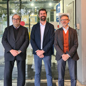 Da sinistra: Guido Bolatto, Bruno Mecca Cici e Guido Cerrato