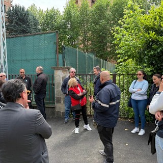 Il sopralluogo della Circoscrizione 5 in via Massari