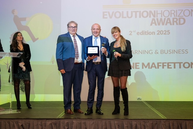Carmine Maffettone premiato a Milano con l’Evolution Horizon Award Learning &amp; Business