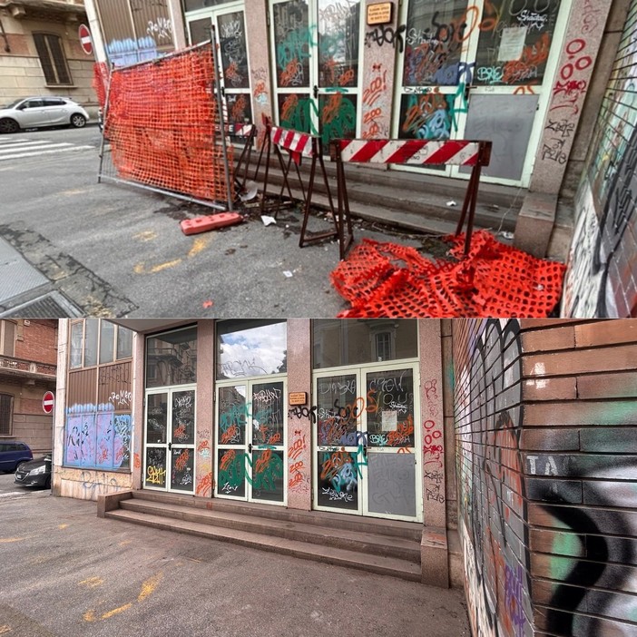 Ripulita l’area davanti all’ex Anas di via Bagetti, stop al cantiere fantasma